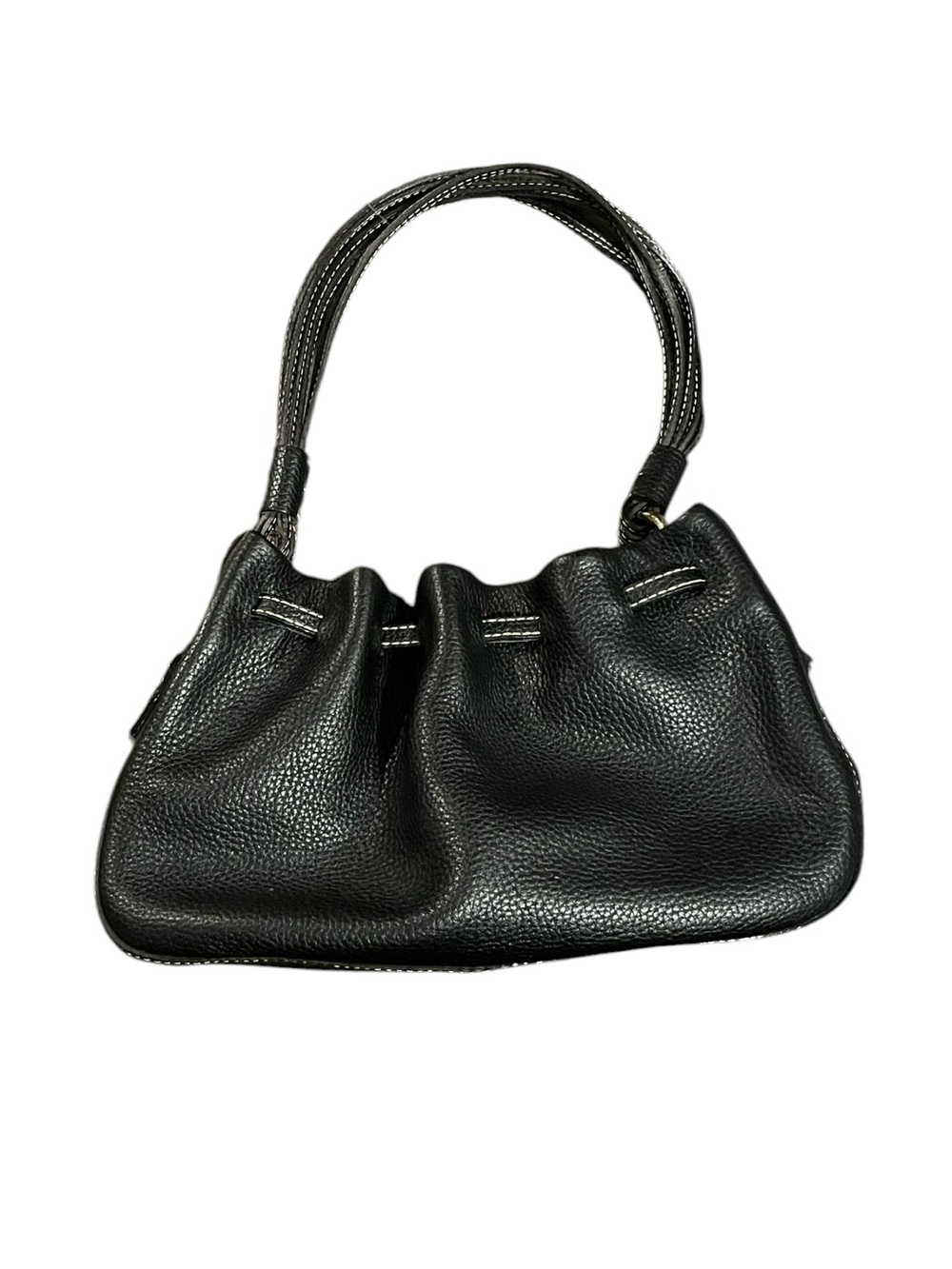 Kate Spade Vintage Slouchy Drawstring Shoulder Satchel with Polka Dot Interior
